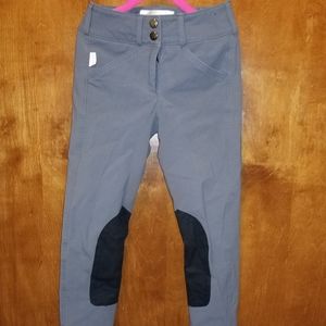 Equestrian English riding breeches, kids sz 8